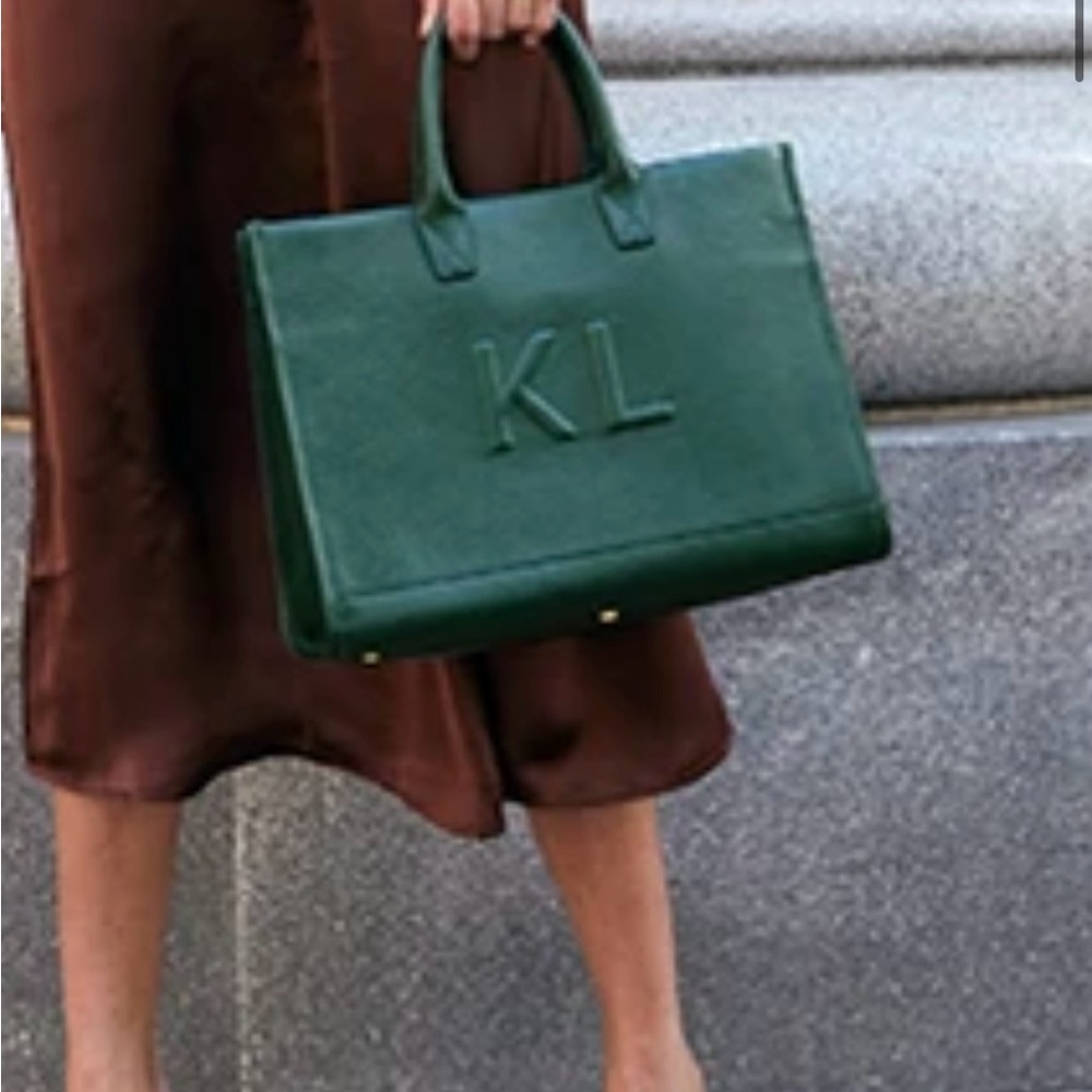 Leatherology Kress Green Leather Tote Bag
